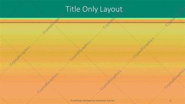 Title Only presentation slide layout