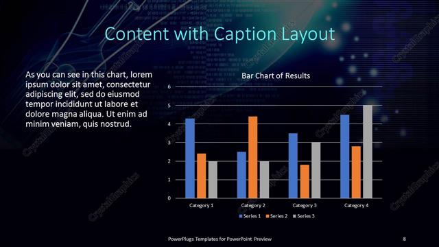 Content with Caption presentation slide layout