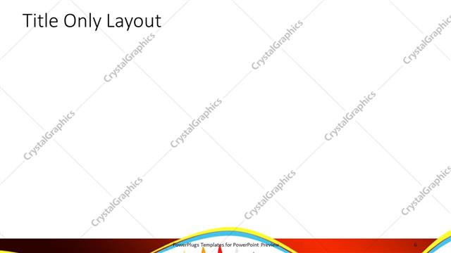 Title Only presentation slide layout