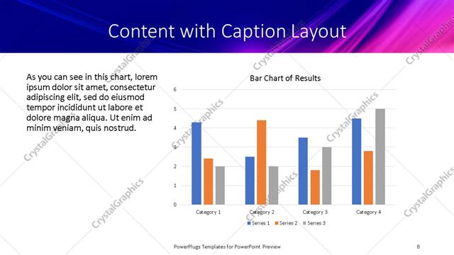 Content with Caption presentation slide layout