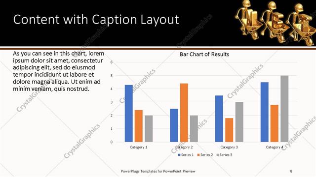 Content with Caption presentation slide layout
