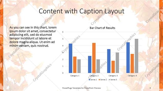 Content with Caption presentation slide layout