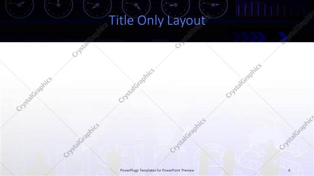 Title Only presentation slide layout