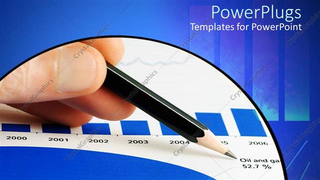  Presentation with oil gas - The depiction of a graph including oil and gas prices over the years