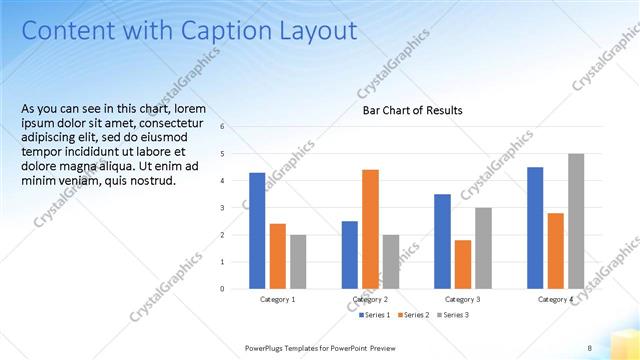 Content with Caption presentation slide layout