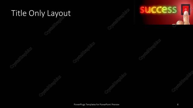 Title Only presentation slide layout