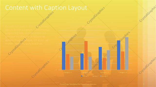 Content with Caption presentation slide layout