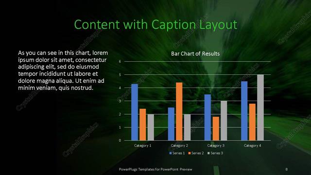 Content with Caption presentation slide layout