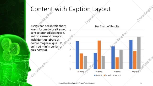 Content with Caption presentation slide layout