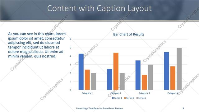 Content with Caption presentation slide layout