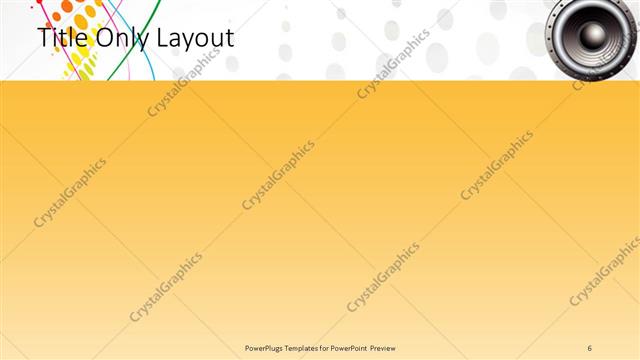 Title Only presentation slide layout