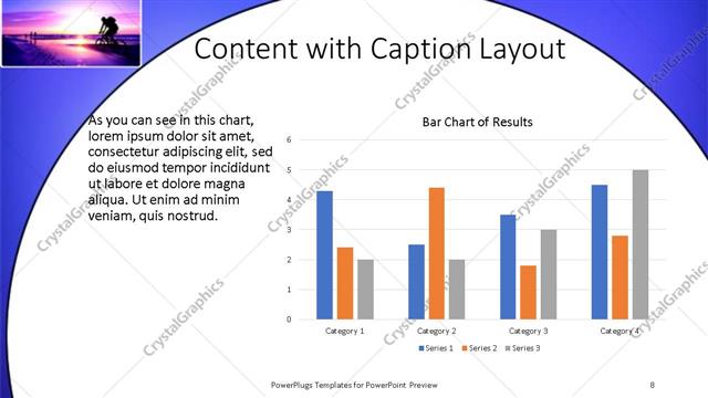 Content with Caption presentation slide layout