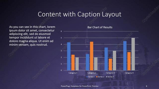 Content with Caption presentation slide layout
