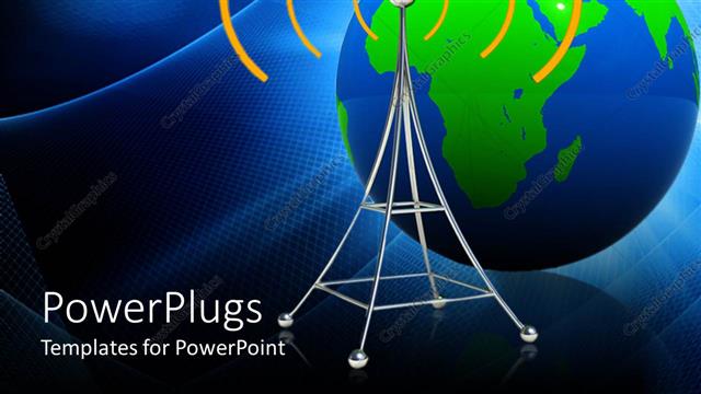  Presentation with broad - The depiction of internet technology taking over the world
