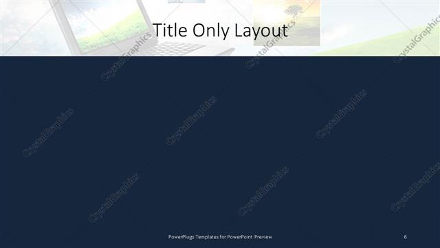 Title Only presentation slide layout