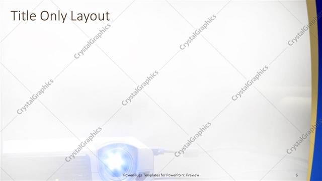 Title Only presentation slide layout