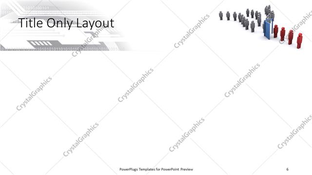 Title Only presentation slide layout