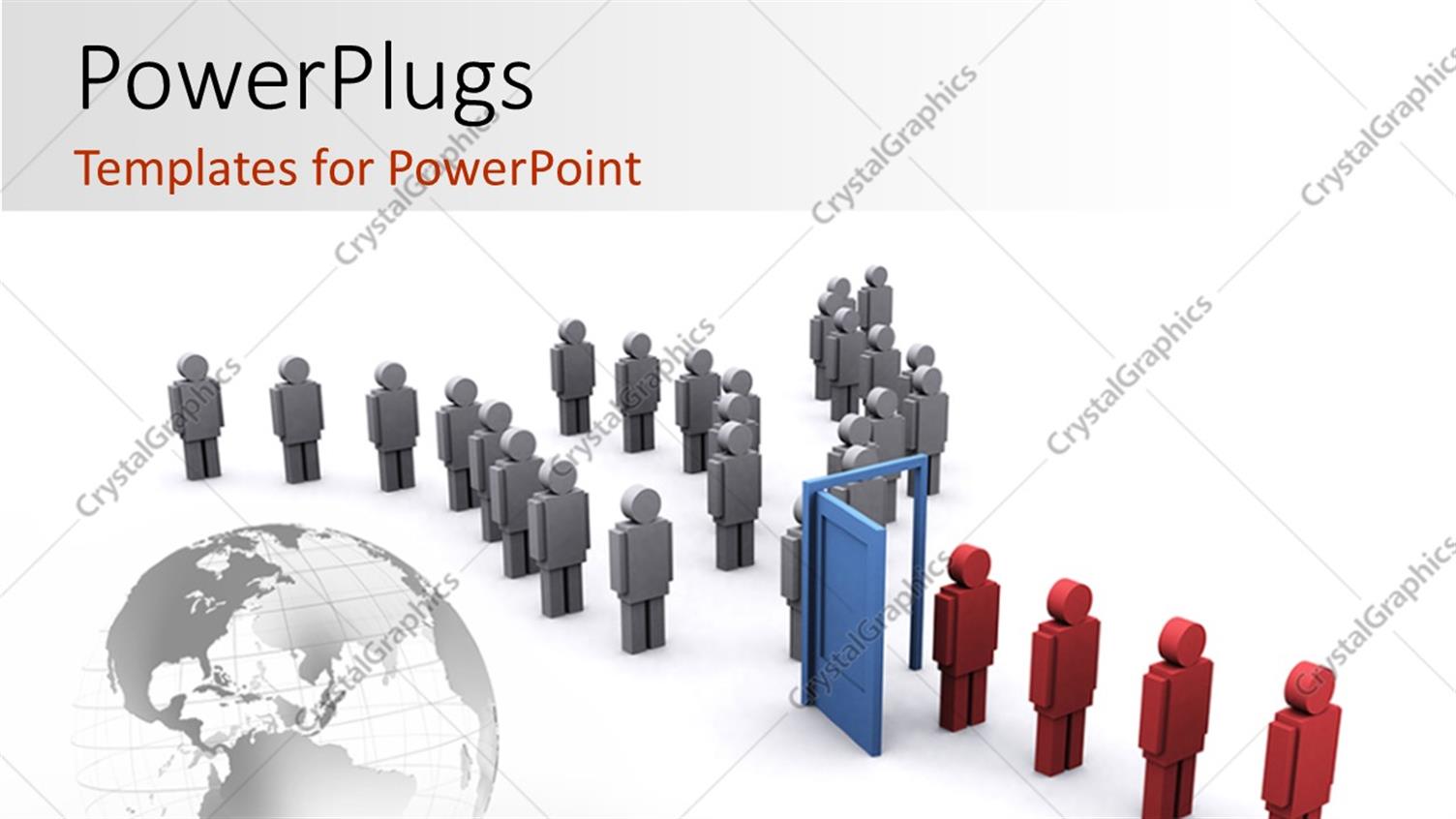 Featuring Depiction of Life Changes with Blue Door of Changes