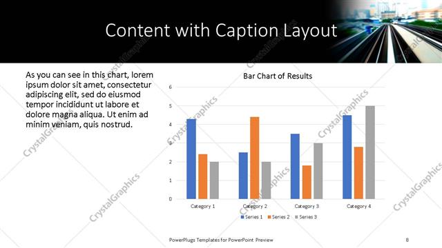 Content with Caption presentation slide layout