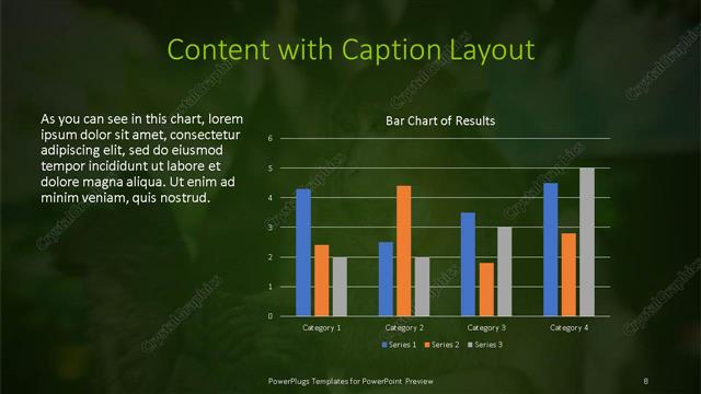 Content with Caption presentation slide layout
