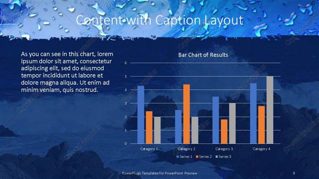 Content with Caption presentation slide layout
