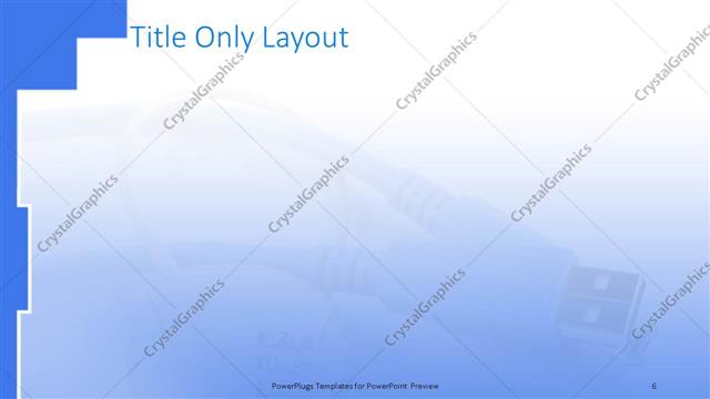 Title Only presentation slide layout