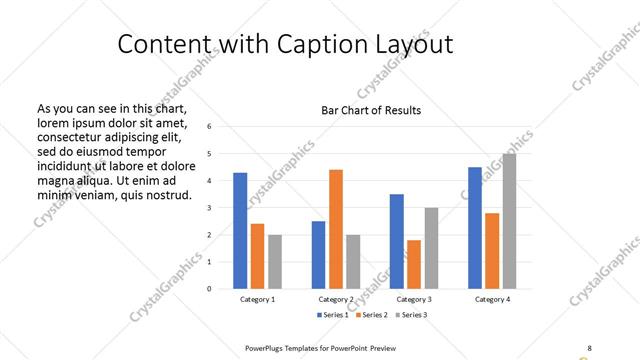Content with Caption presentation slide layout