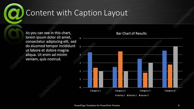 Content with Caption presentation slide layout
