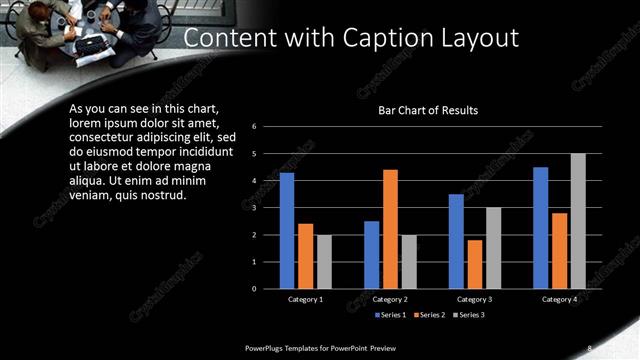 Content with Caption presentation slide layout