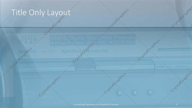 Title Only presentation slide layout