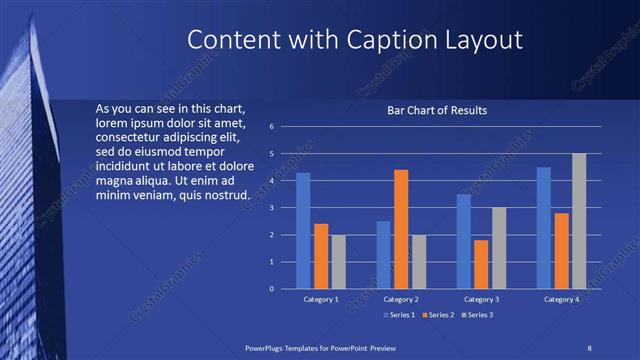 Content with Caption presentation slide layout