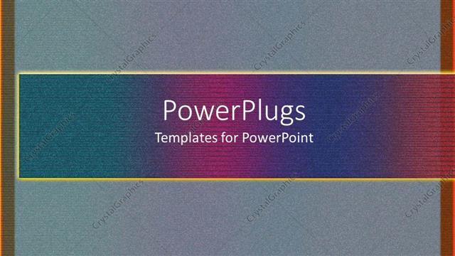  Presentation with plain blue - Depiction of a plain blue and brown background board