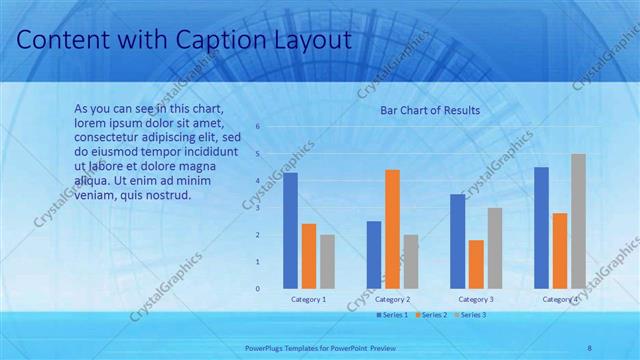 Content with Caption presentation slide layout