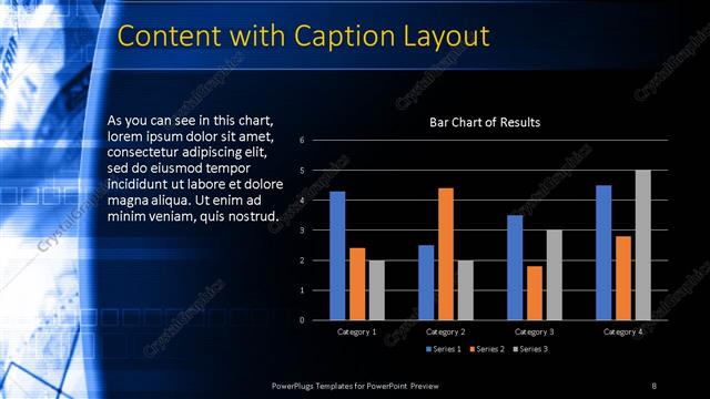 Content with Caption presentation slide layout