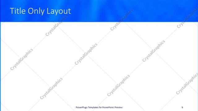 Title Only presentation slide layout