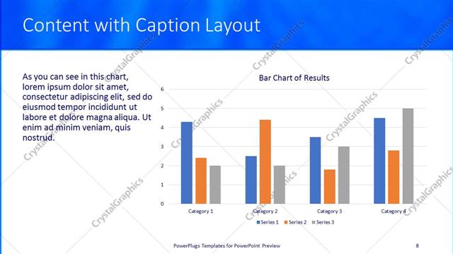 Content with Caption presentation slide layout