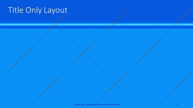 Title Only presentation slide layout