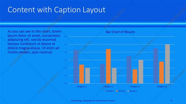 Content with Caption presentation slide layout
