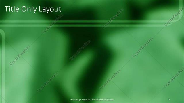 Title Only presentation slide layout