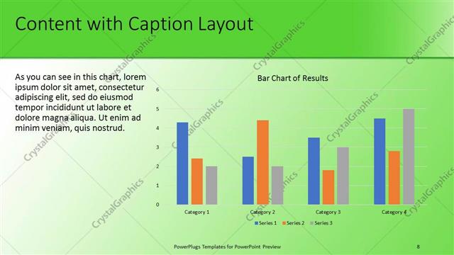 Content with Caption presentation slide layout
