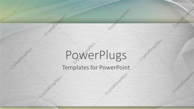  Presentation with grey plain - Depiction of a plain grey and blue colored background board
