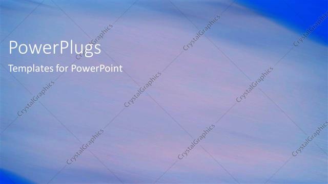  Presentation with plain blue - Depiction of  a plain multi colored blurry  background block
