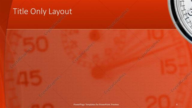 Title Only presentation slide layout