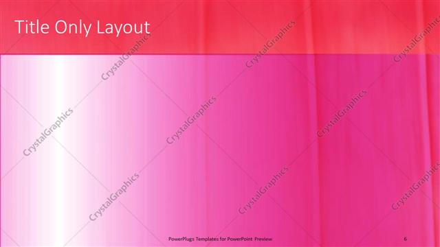 Title Only presentation slide layout