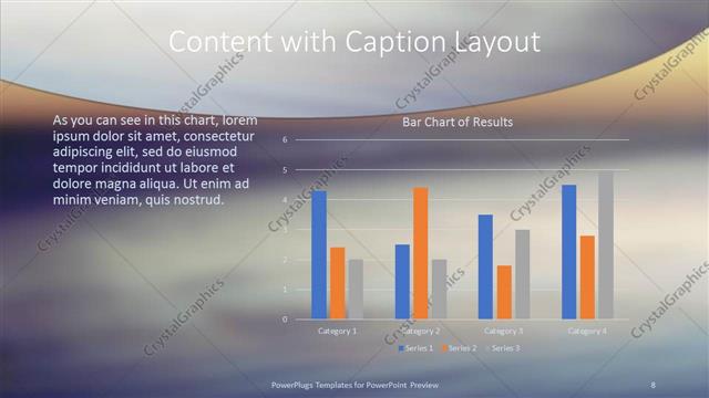 Content with Caption presentation slide layout