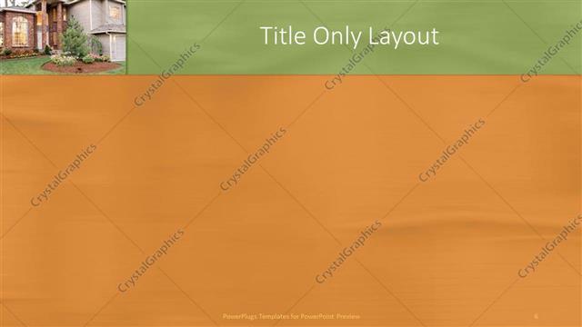 Title Only presentation slide layout