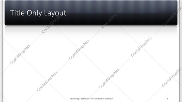 Title Only presentation slide layout