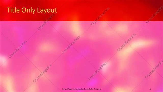 Title Only presentation slide layout