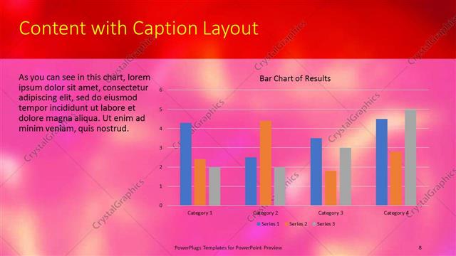 Content with Caption presentation slide layout