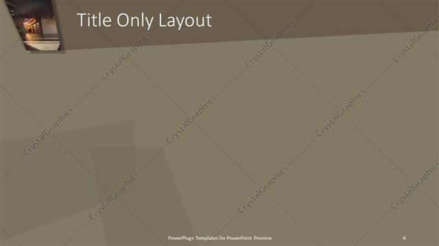 Title Only presentation slide layout